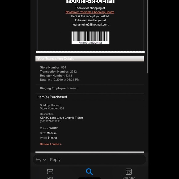 KENZO Logo Cloud Graphic T-Shirt - Picture 2 of 5